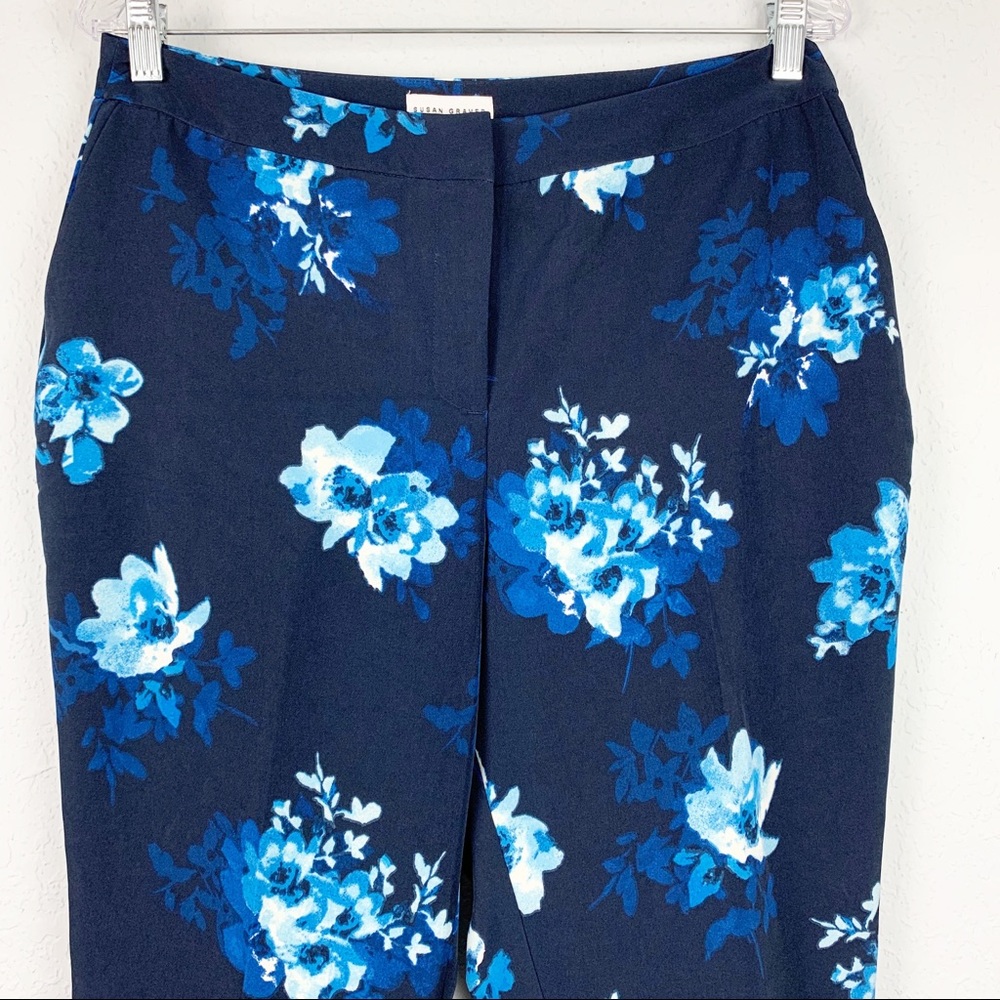 Susan Graver Petite Stretch Zip-Front Ankle Pants - Picture 3 of 7